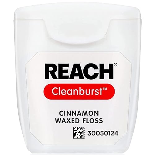 Reach Clean Burst Cinnamon Dental Floss, Flavor, 55 yd (3 Pack)  
Reach Clean Burst Cinnamon Dental Floss, Oral Hygiene,