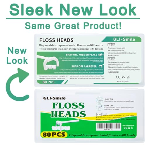 Ultraclean Access Flosser Refill Heads, Effective Plaque Removal for Oral Care & Hygiene, Durable Flosser Refill Heads,