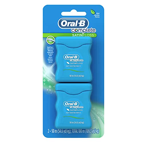 Oral-B Complete Mint SatinFloss, Comfort Grip, Value for Oral Hygiene Lovers, Daily Use
