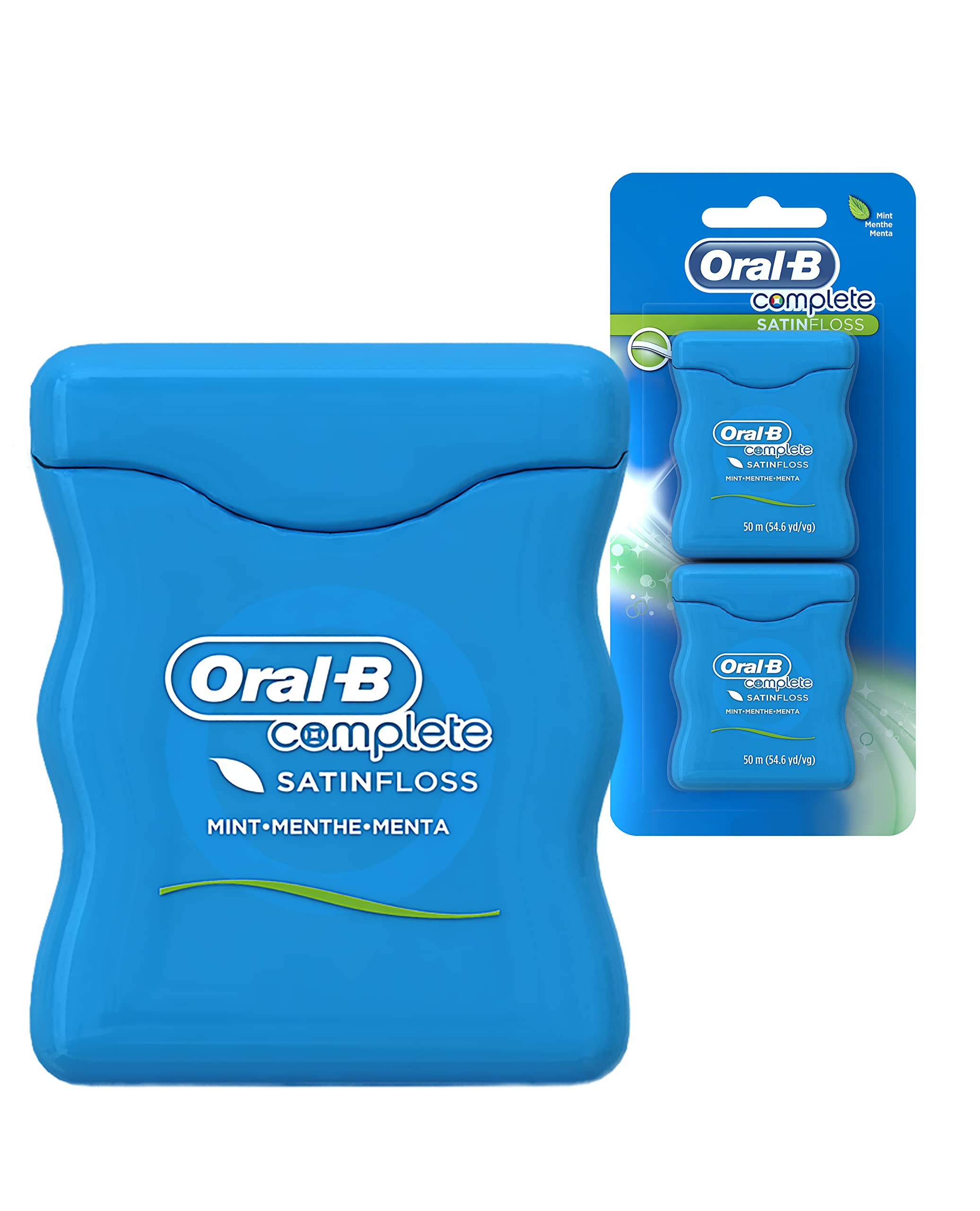 Oral-B Complete Mint SatinFloss, Comfort Grip, Value for Oral Hygiene Lovers, Daily Use